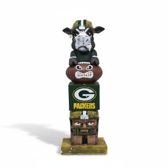 New NFL 16 inch Team Tiki Totem Green Bay Packers - Picture 2 of 5